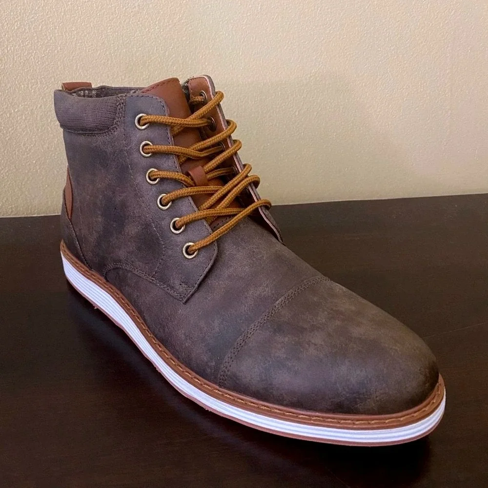 Ferro Aldo Birt Men's Memory‎ Foam Casual Mid-Top Desert Boots